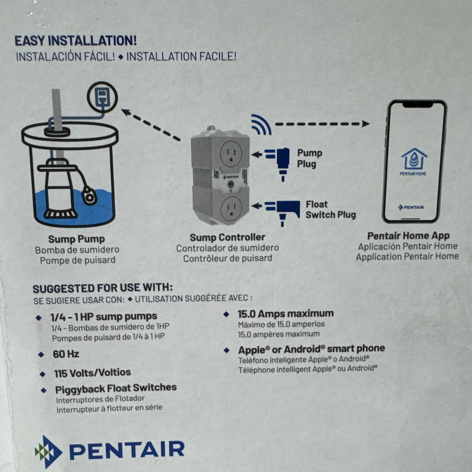 Pentair Wi-Fi Enabled Sump Pump Controller SSPC