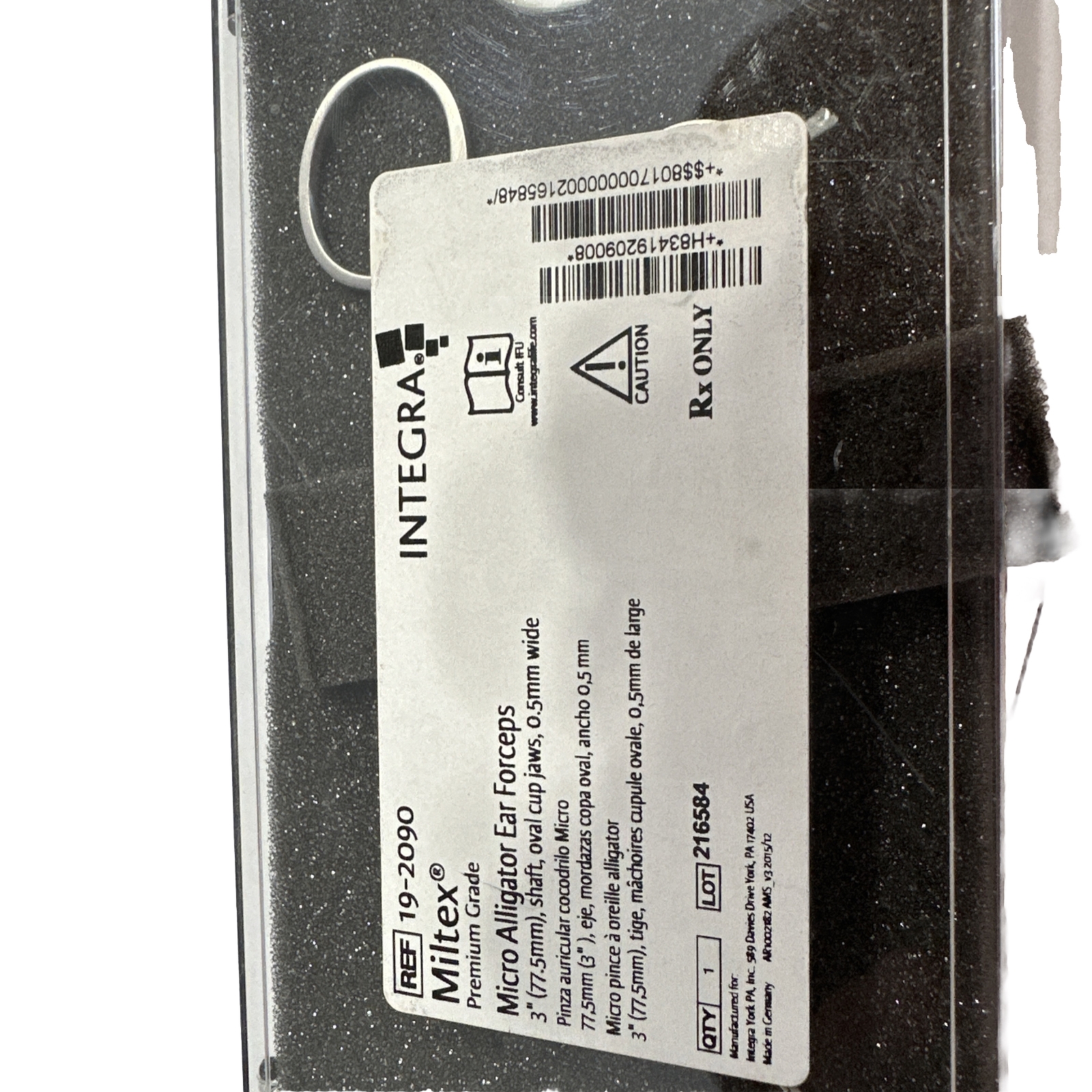 Miltex Premium Grade Micro Alligator Ear Forceps Ref-19-2090