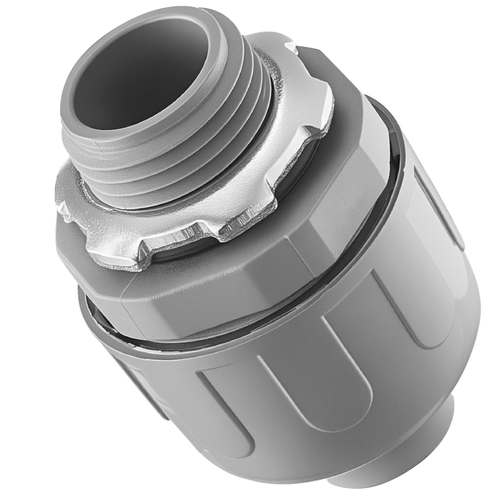 1/2 in 100 pcs Liquid Tight Connector Non-Metallic Conduit Fitting Connector