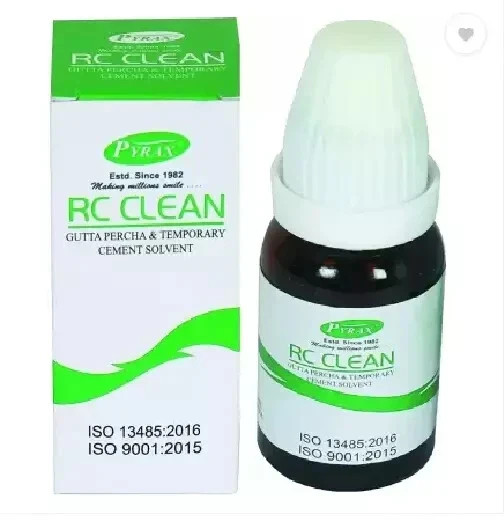 Pyrax RC CLEAN Gutta Percha & Temporary Cement Solvent 15ml Bottle free shipping