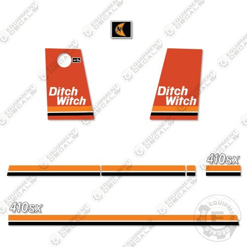 Fits Ditch Witch 410SX Decal Kit Trencher Decal Replacements