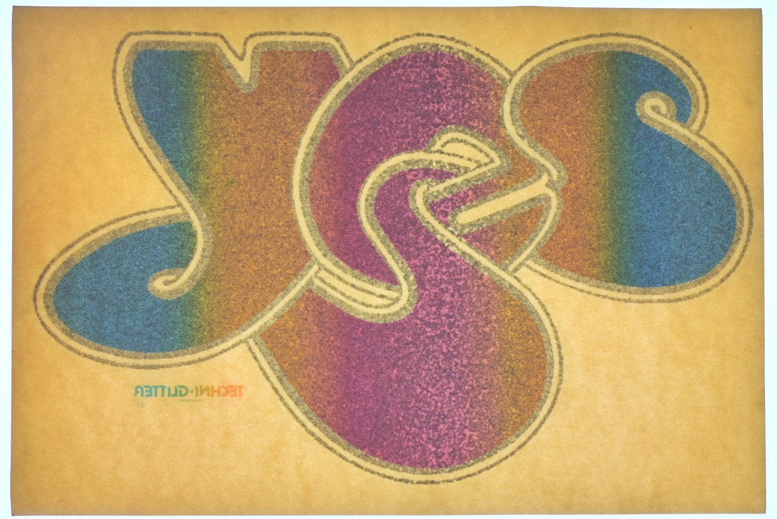 Original VINTAGE 1970s Heat Transfer | Yes