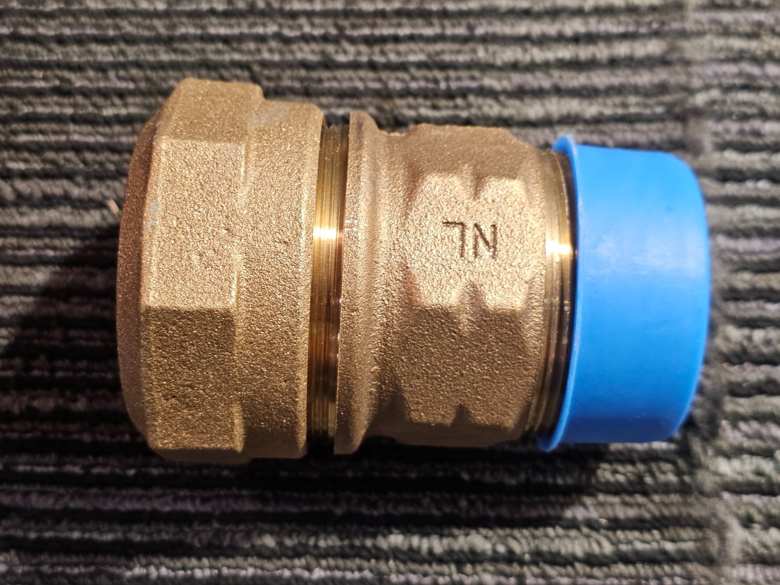 Ford Meter Box C84-77-Q-NL 2 in. MIPS x Quick Joint Brass Straight, Coupling