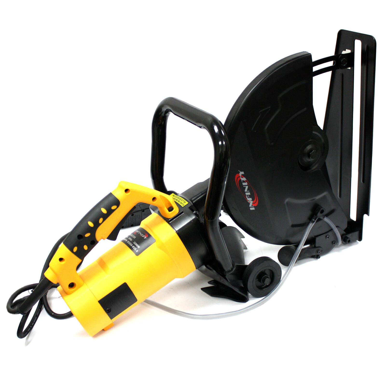 14″ Portable Electric Concrete Floor Cut Saw 3200W Wet Dry /Water Pump & Blade