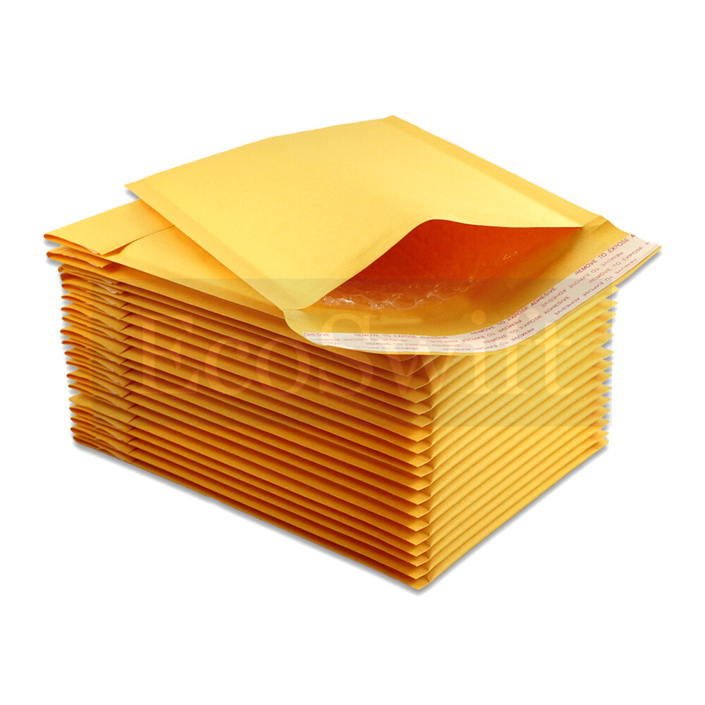 1-18000 #000 4×8 “EcoSwift” Small Kraft Bubble Mailer Padded Envelope Bags 4 x 8