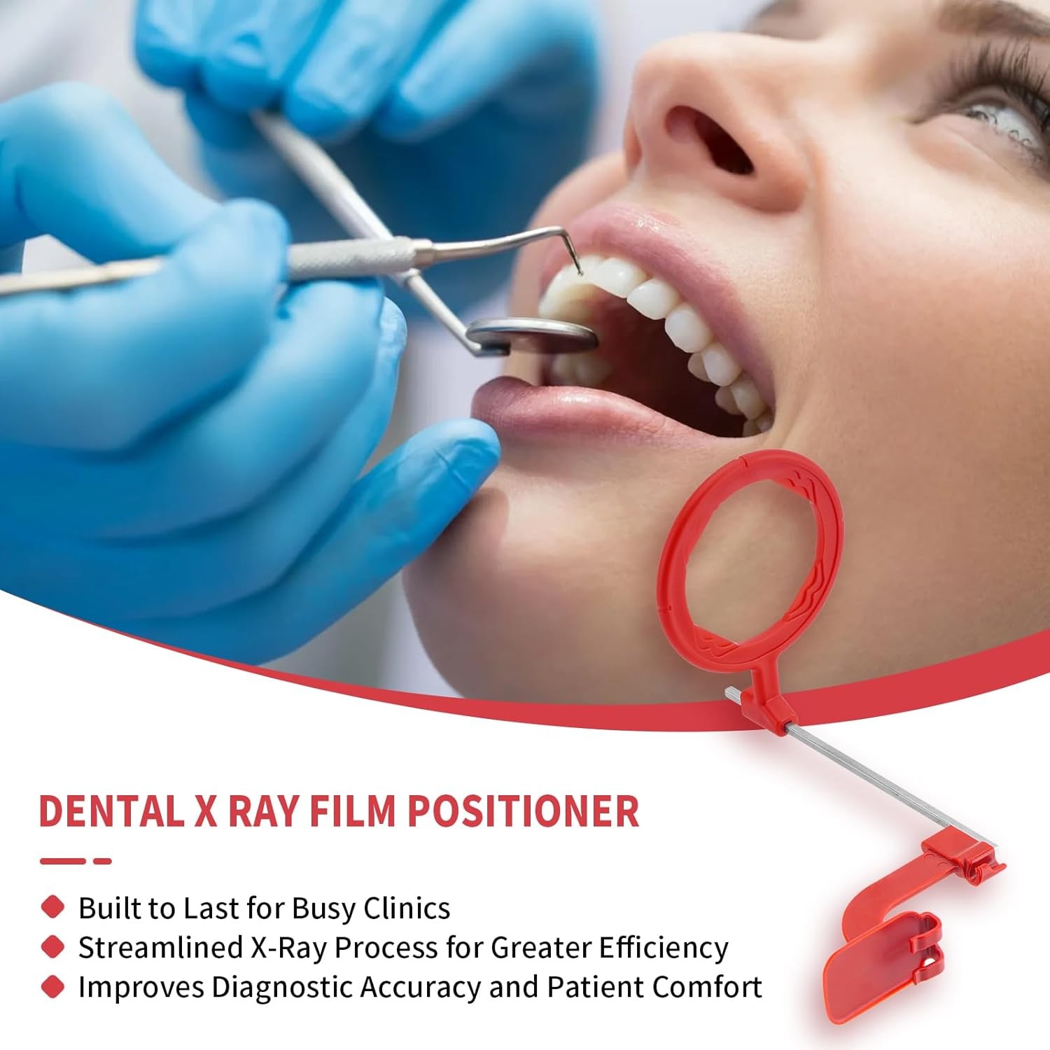 Dental X-Ray Aiming Ring Bitewing/Anterior/Posterior Arm Digital Sensor Holder
