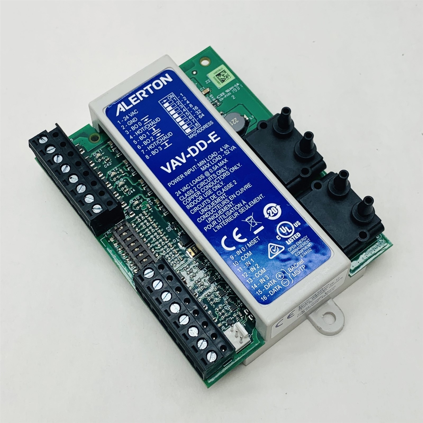 Alerton VAV-DD-E BACnet Dual Duct VAV Field Control Building Automation Module