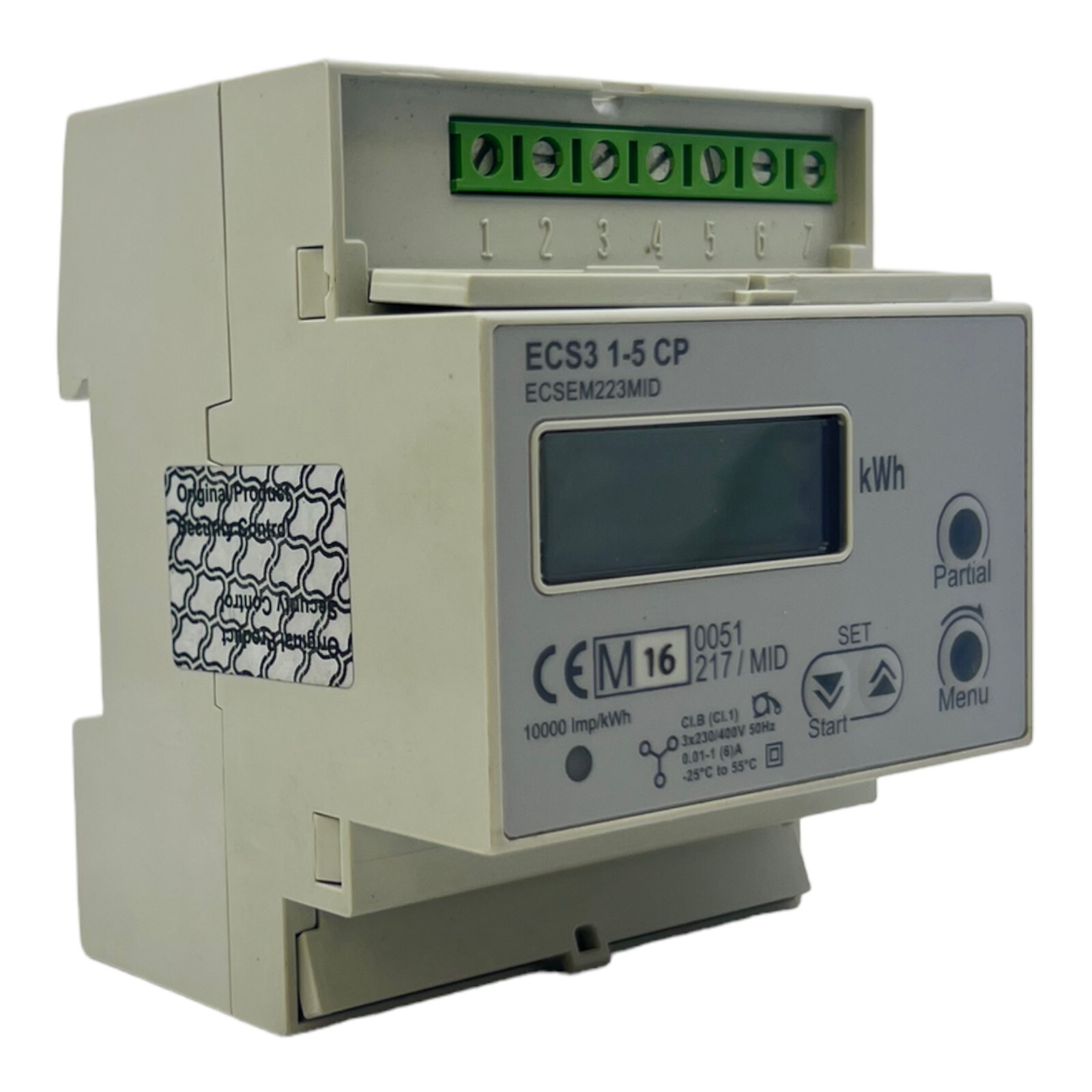 Janitza ECS31-5CP Three Phase Energy Meter 3×230/400V 50Hz -25°C to 55°C