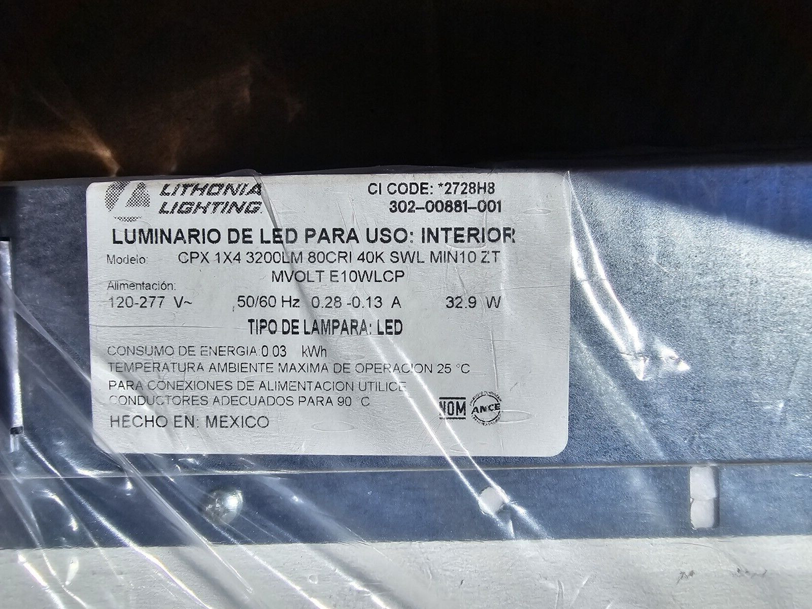 Lithonia Large Emergency Light. Interior Flush Mount. Ps1055lcp & Ps1555lcp