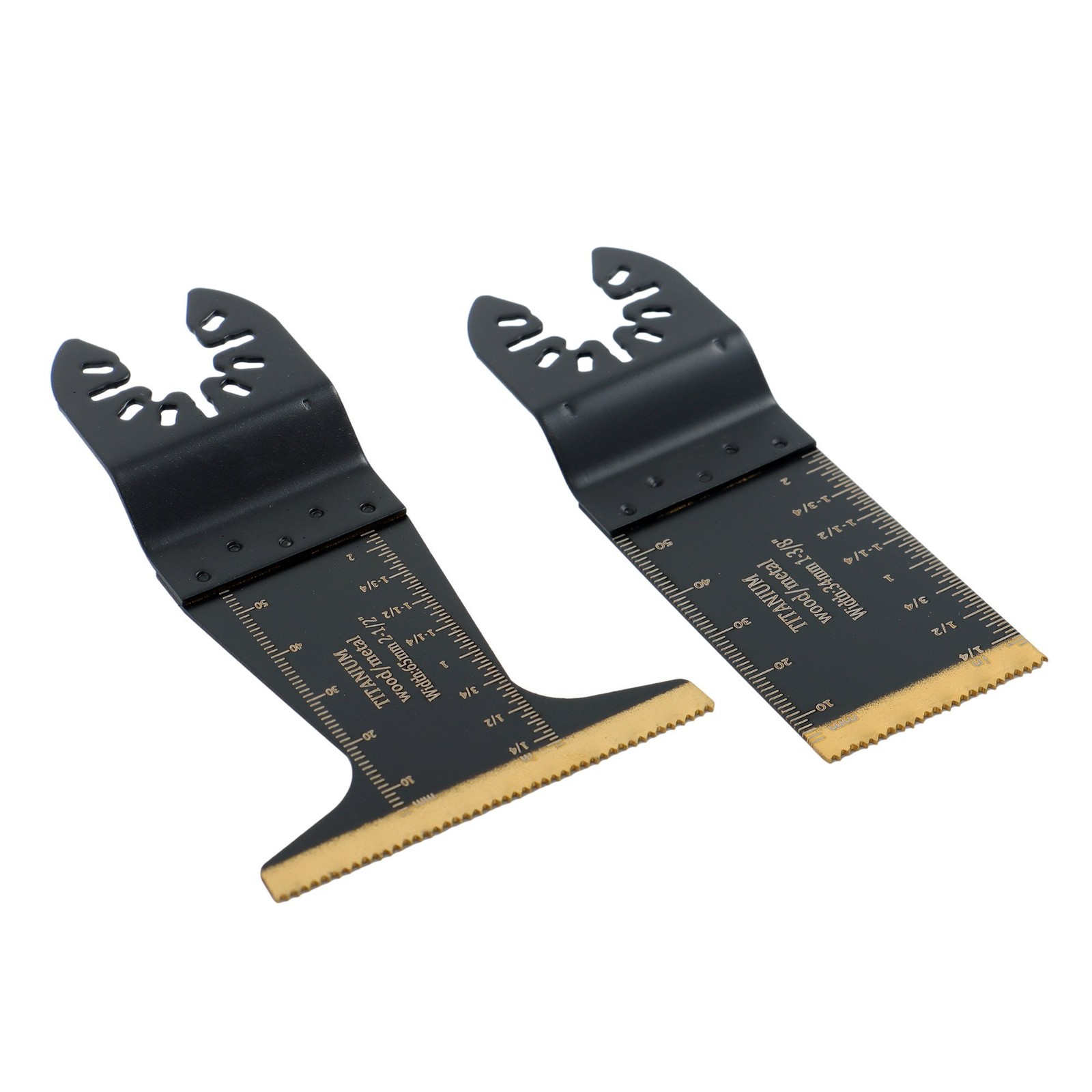 20 PCS Titanium Oscillating Tool Blades Metal Cutting Universal Multitool Blades