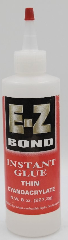 E-Z Bond Thin CA Glue 8 oz Cyanoacrylate Instant Adhesive Woodturning