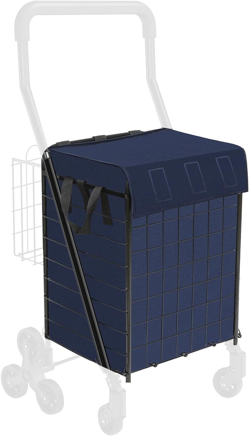 Shopping Cart Liner 14.7″X13.2″X20″ Blue Fits Grocery Waterproof Oxford Cloth