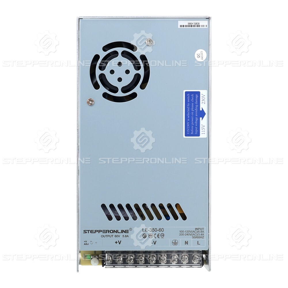 STEPPERONLINE 1Axis Nema 34 9Nm Φ14mm 6A Closed Loop Stepper Kit & Power Supply