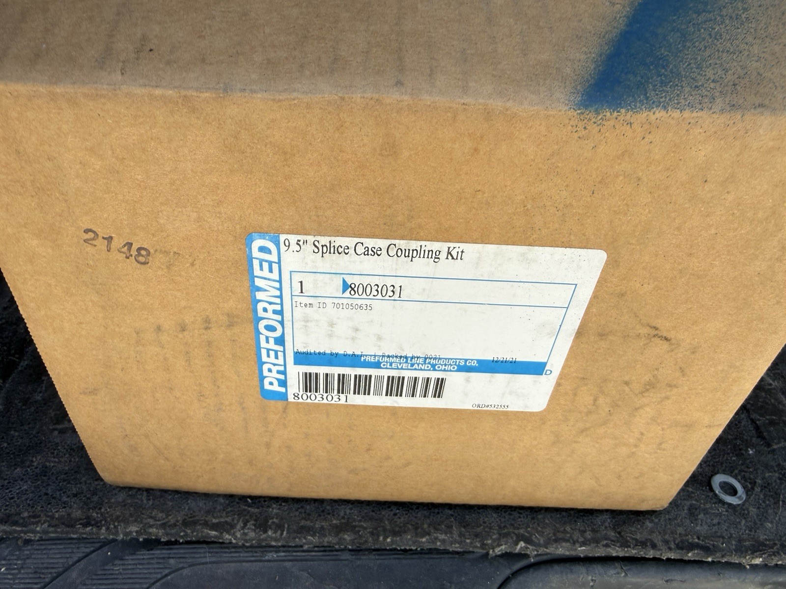 NEW Preformed 8003031 9.5″ Armadillo Splice Case Coupling Kit