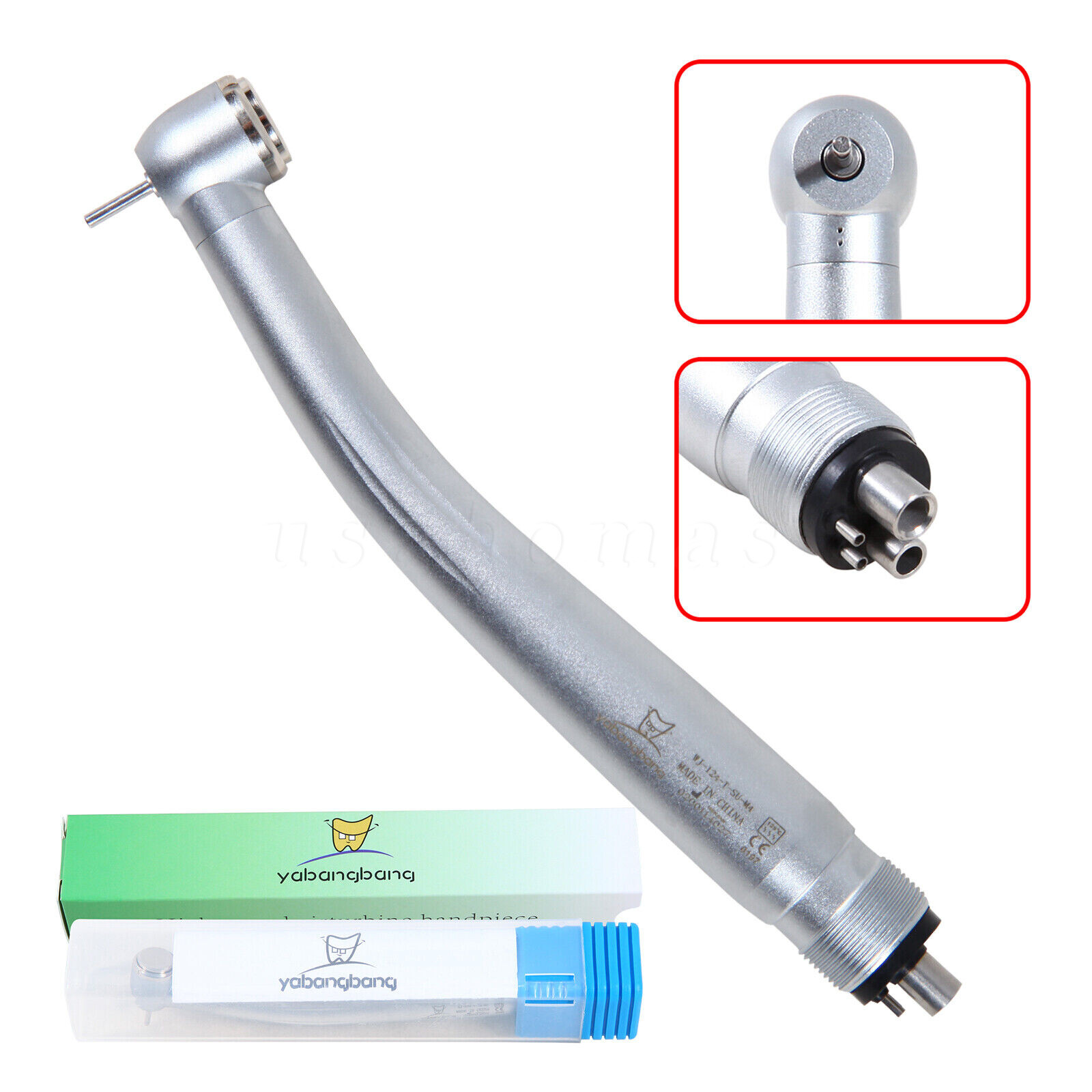 10* Yabangbang Dental High Speed Handpiece Push Turbine 4 Hole Fit NSK Pana Max