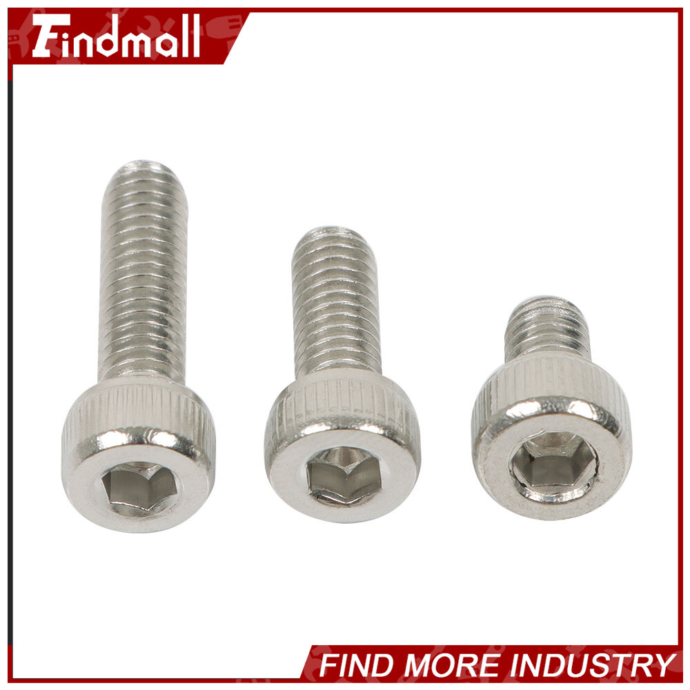 Findmall 1440PCS M2 M3 M4 Hex Socket Head Cap Metric Bolts and Nuts Kit