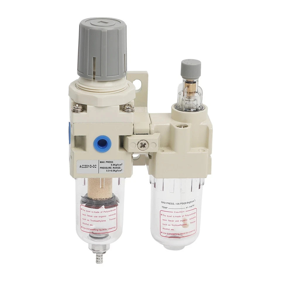 LokoCar 1/4″ NPT Compressed Air Filter Regulator Water/Oil Trap Separator