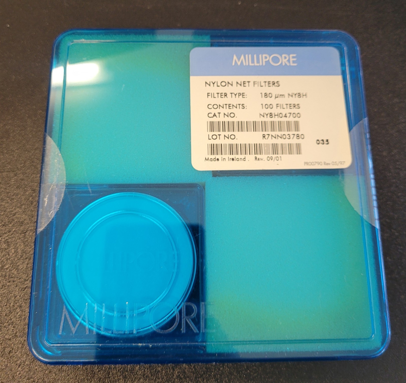 Millipore NY4H04700 Nylon Net Filters 140µm 25mm – 100 Filters – NEW SEALED –…