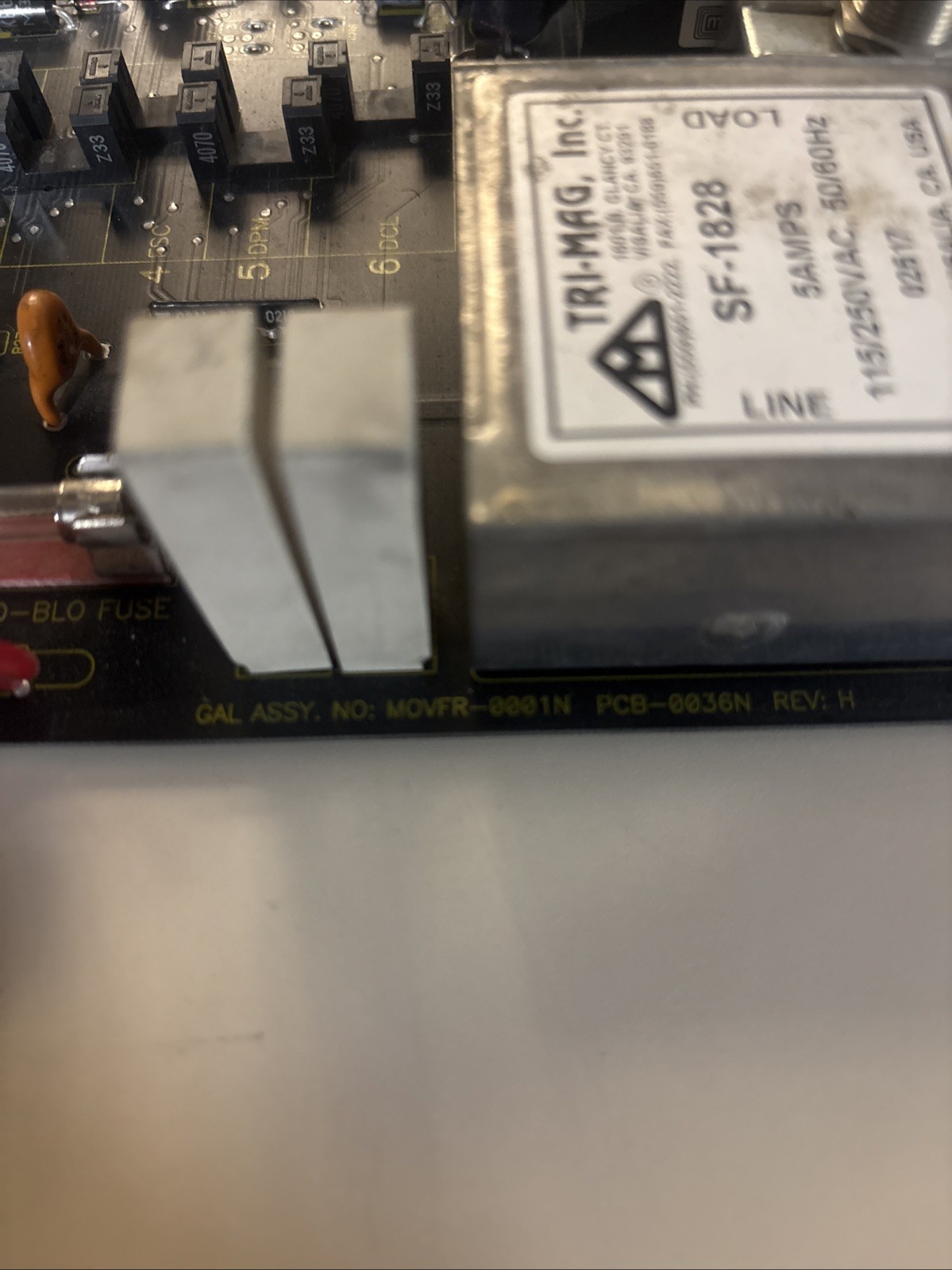 GAL MOVFR-0001N PCB-0036N Elevator Door Operator Control Board