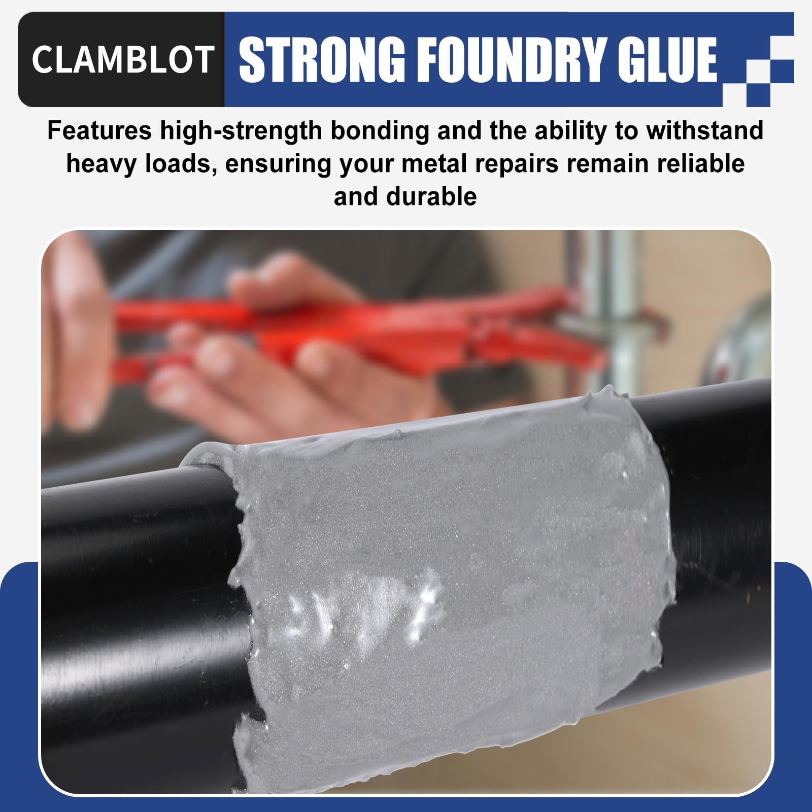 Heavy Duty Metal Glue & Steel Epoxy – 1.76oz Waterproof Liquid Weld, Stronges…