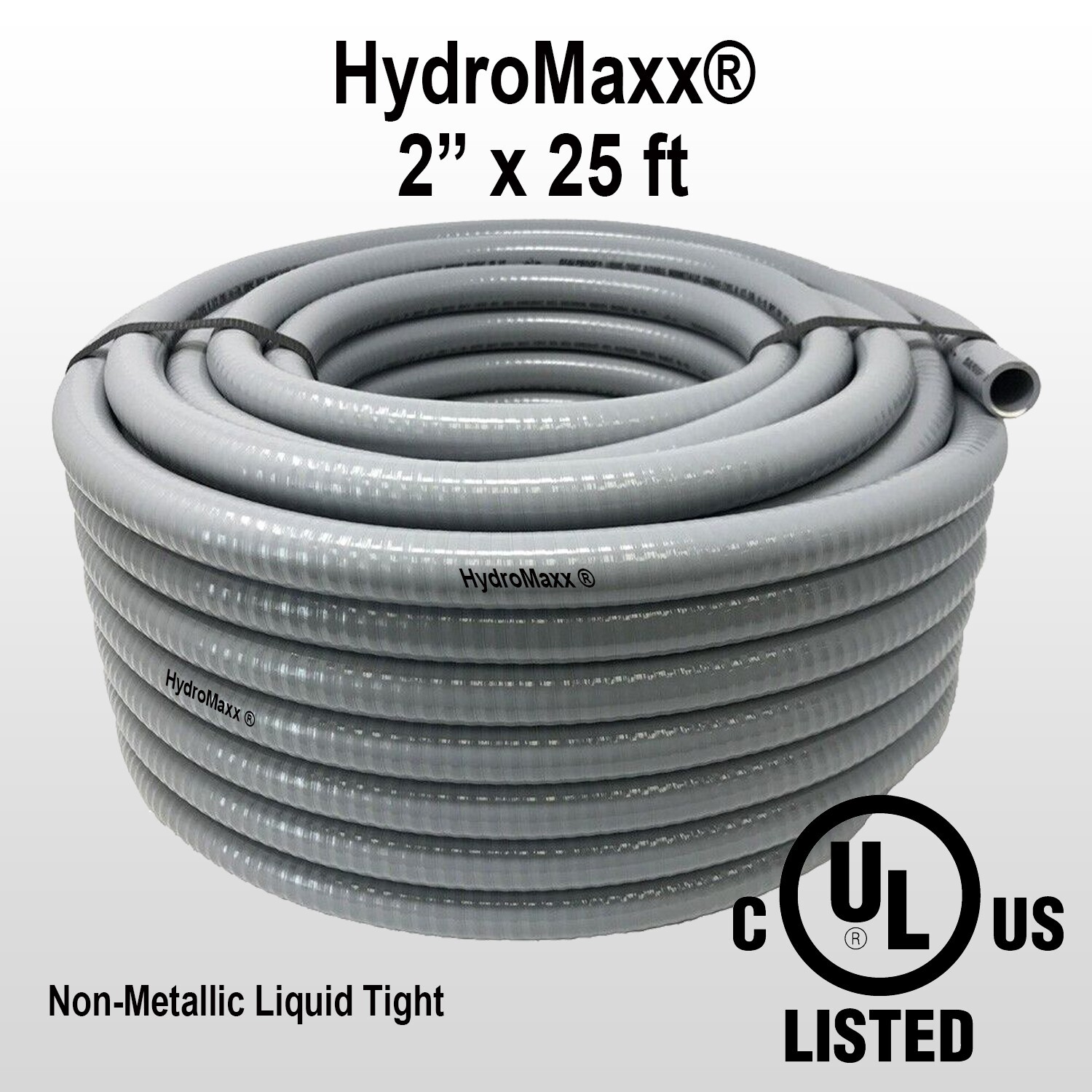 2″ x 25′ Flexible Liquid Tight, Non-Metallic Electrical Conduit – UL Listed