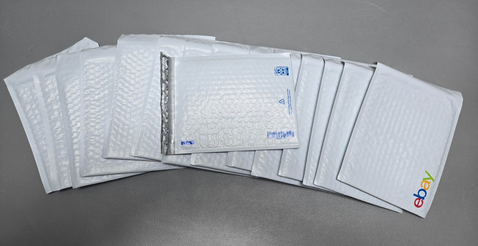 6.5” x 9.25” Ebay Branded Padded Bubble Mailer Envelope 15 PACK