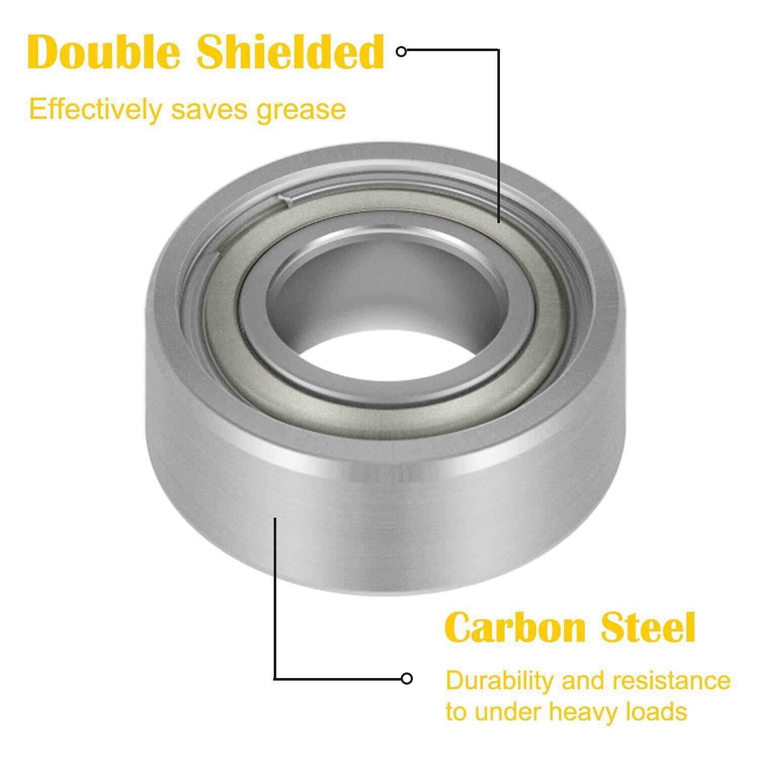20Pcs 693ZZ Ball Bearing 3 x 8 x 4mm Double Shielded Deep Groove Chrome Bearings