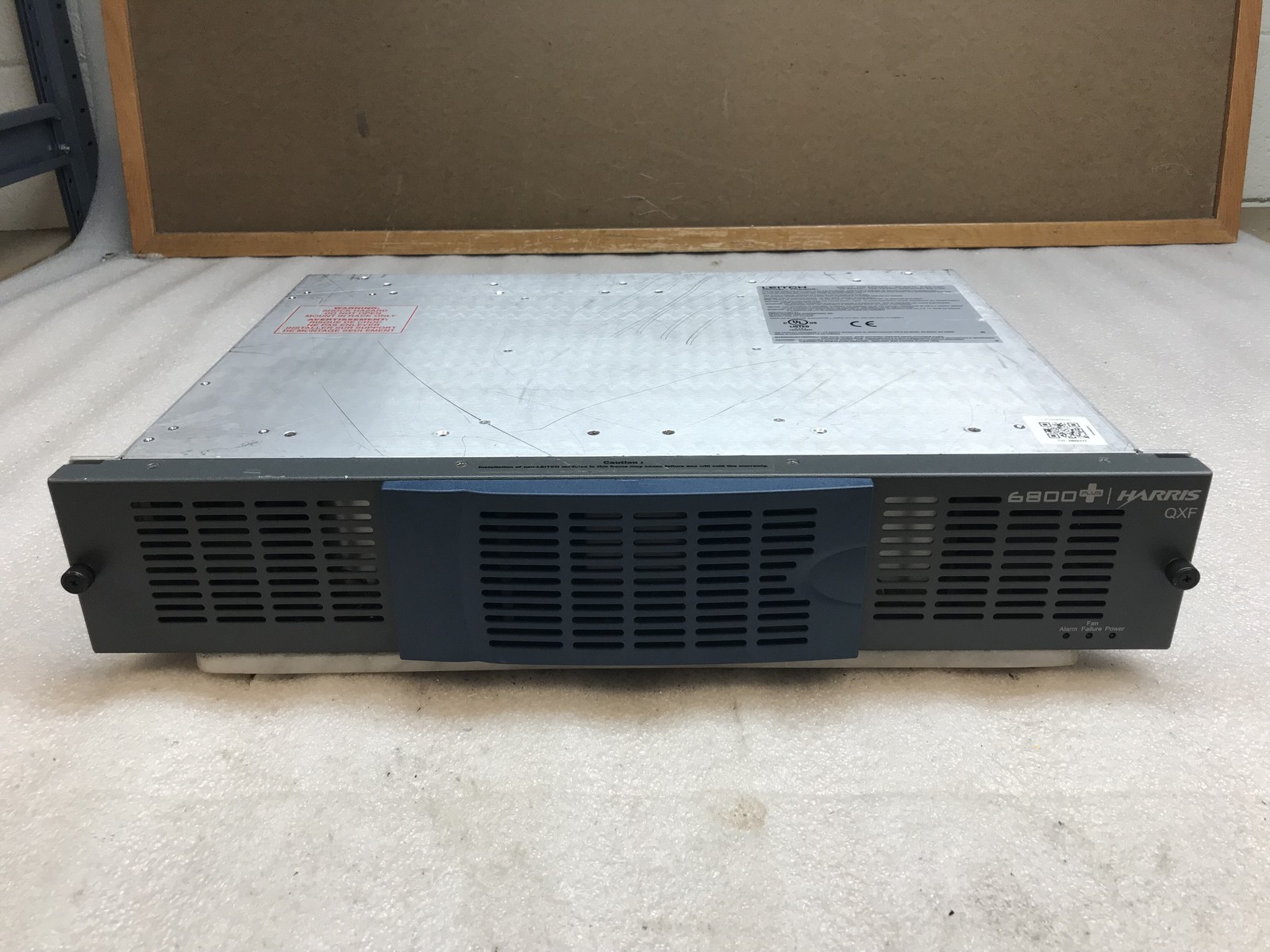 Harris 6800+ QXF Modular Broadcast Frame w/ 11 Cards, Ethernet Module & Dual PSU