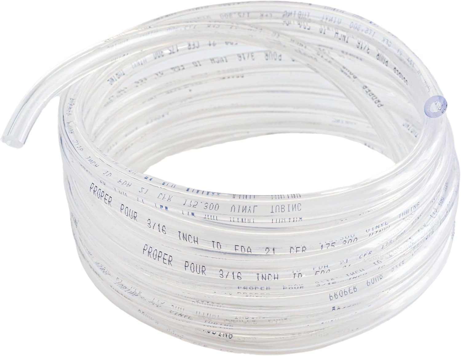 Durable Clear PVC Tubing – 10 Ft Food-Grade Hose for Irrigation, Beer & Drainage