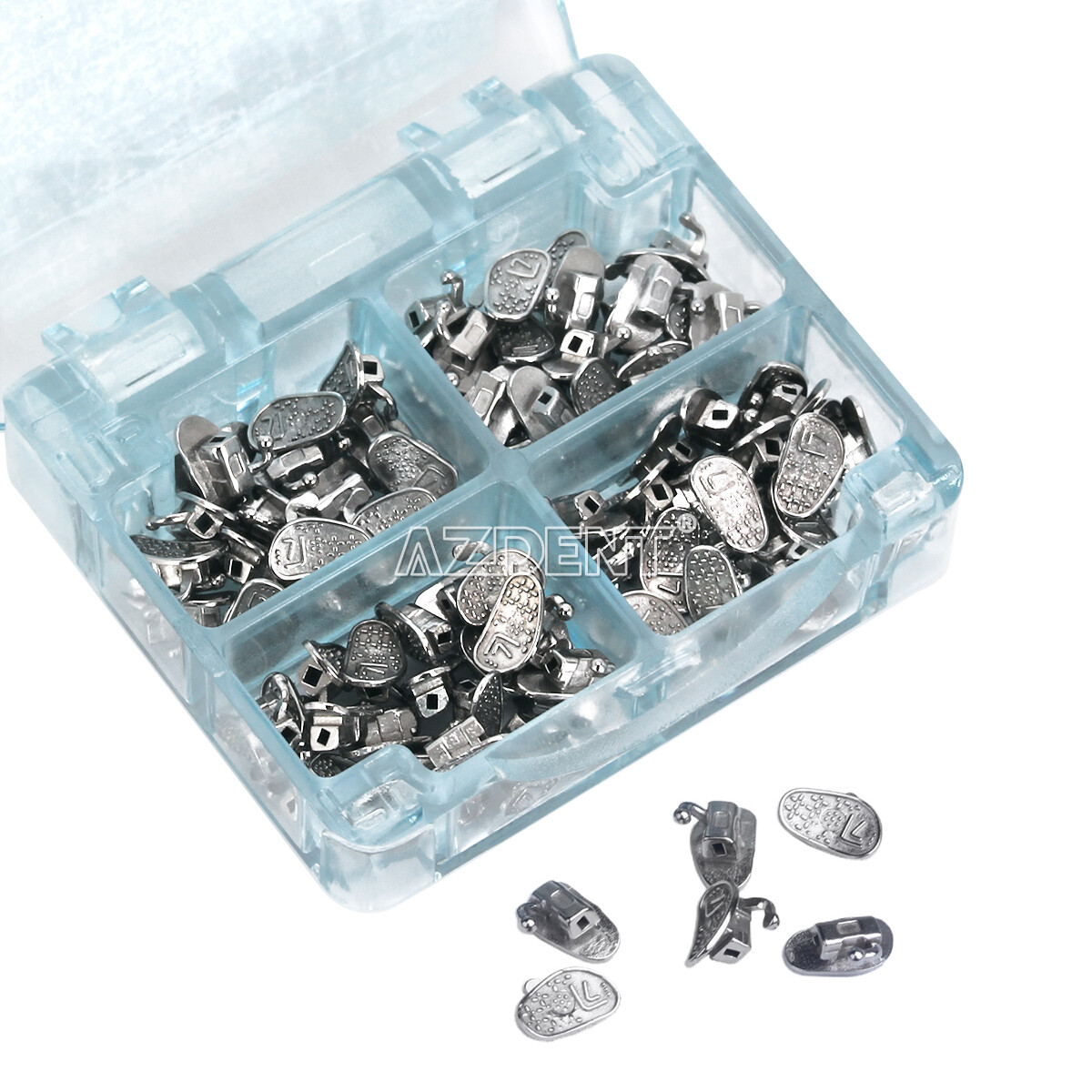 Dental Orthodontic Buccal Tubes 2nd Molar MBT 0.022 Monoblock Bondable Non-Conv