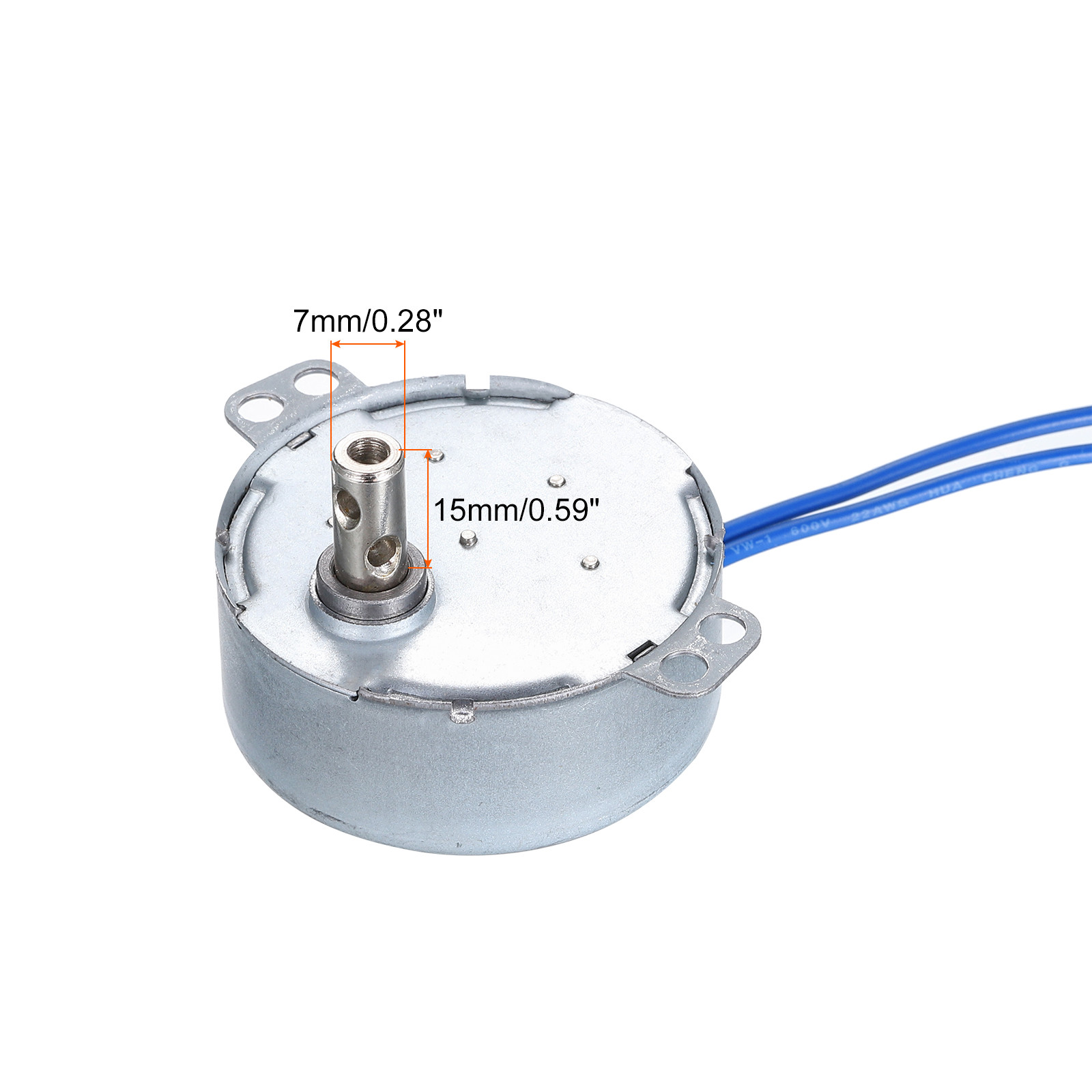 TYC-50 Small Synchronous Motor 100-127V AC 10-12RPM Shaft CW/CCW 4W 2kgf.cm
