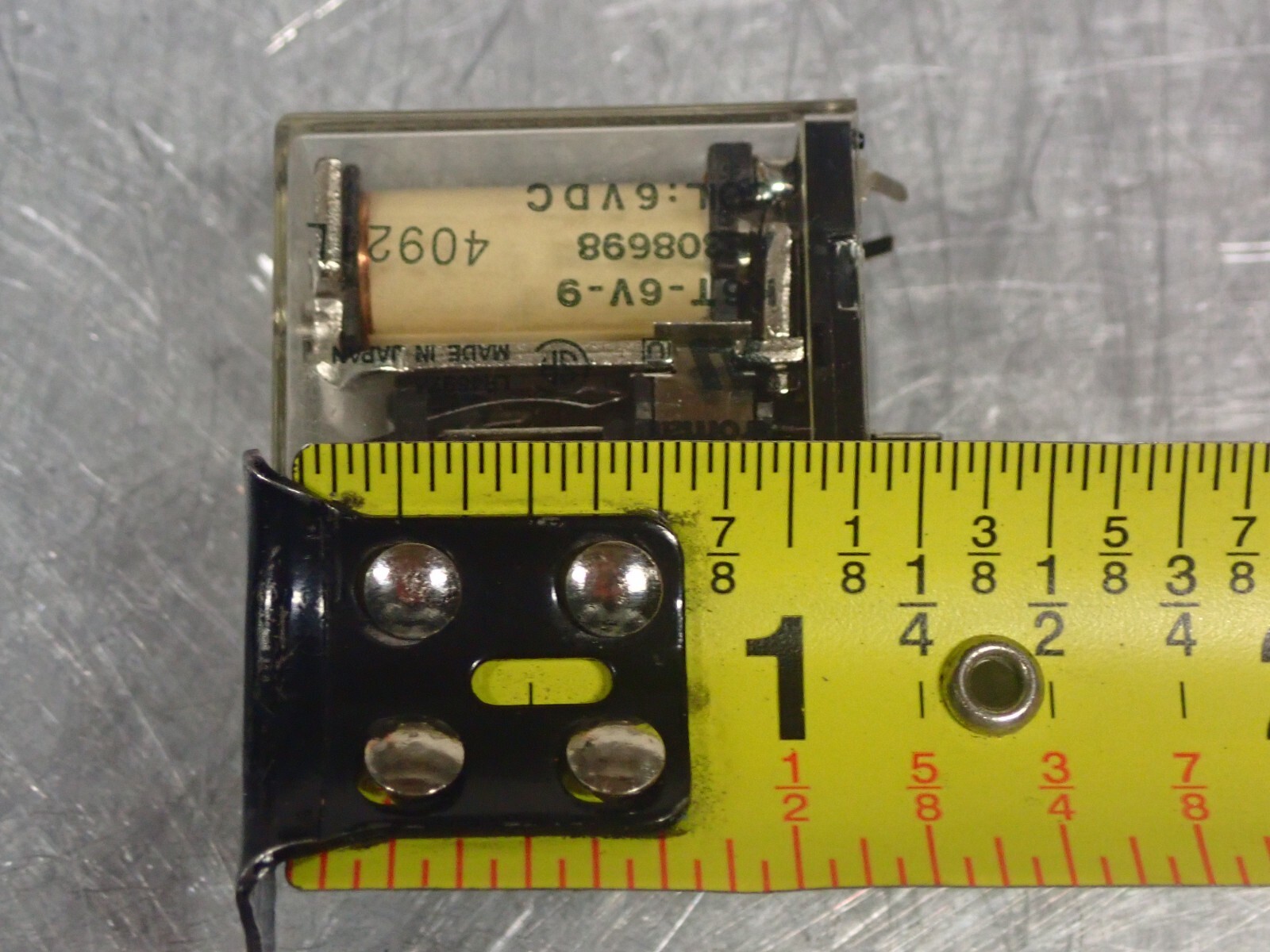 AROMAT K6T-6V-9 Relays 6VDC Coils New Old Stock (Lot of 3)