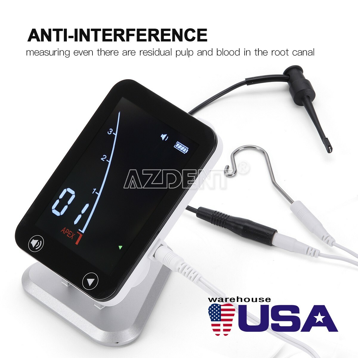 Woodpecker Style Dental Endo Apex Locator Endodontic Root Canal Finder Measure