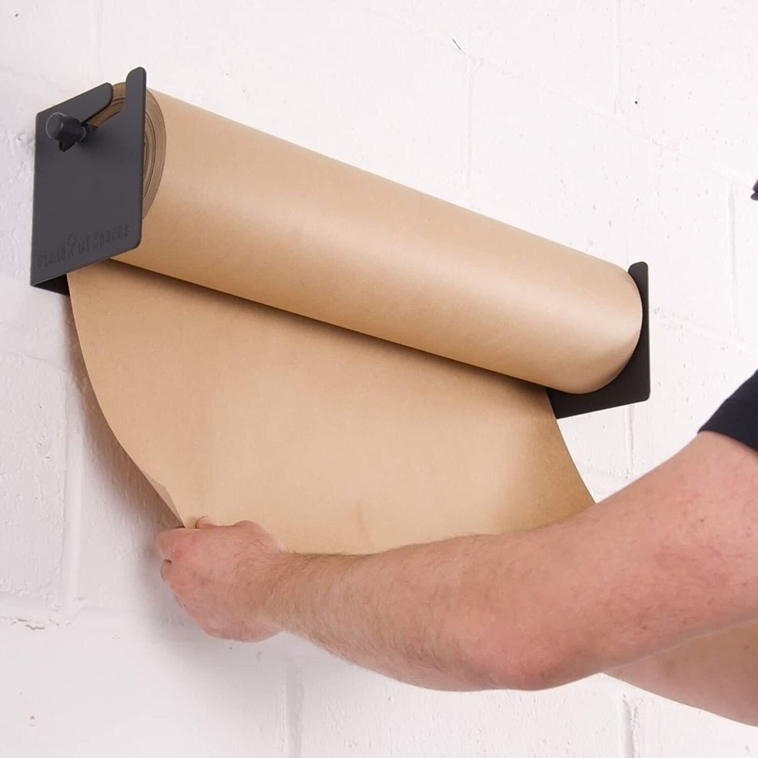 36″ 40 # 760′ Brown Kraft Paper Roll Shipping Wrapping Cushioning Void Fill