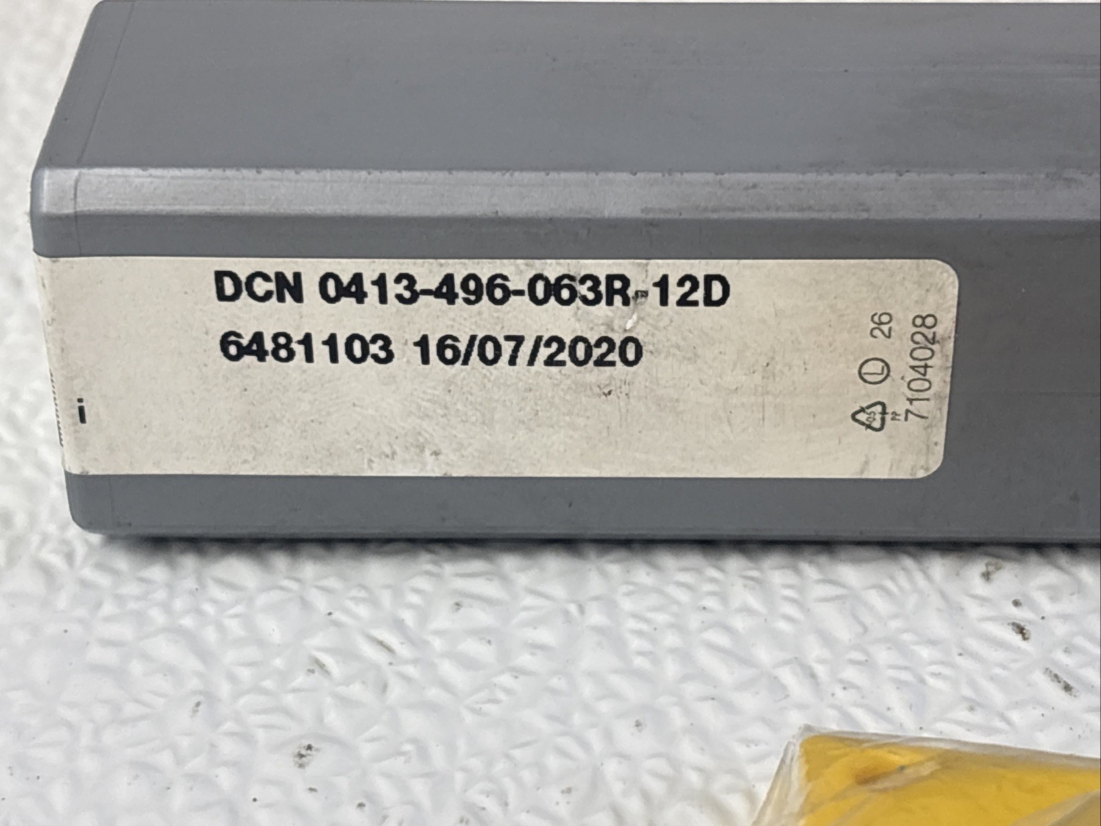 Iscar .413″ Coolant Thru Indexable Drill 5/8″ Shank DCN 0413-496-063R-12D