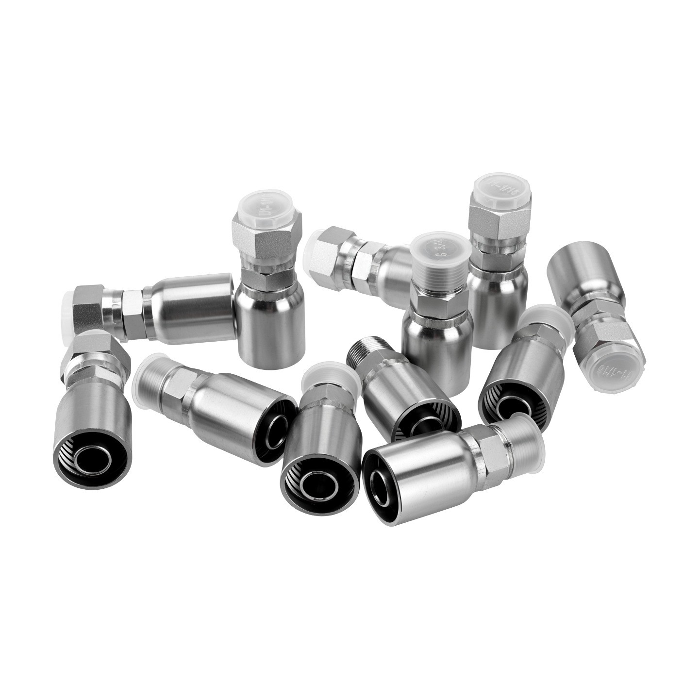 Hydraulic Hose Kit 33FT Hose + Straight 3/4″ JIC Female & 3/4″ NPTF Male Fitting
