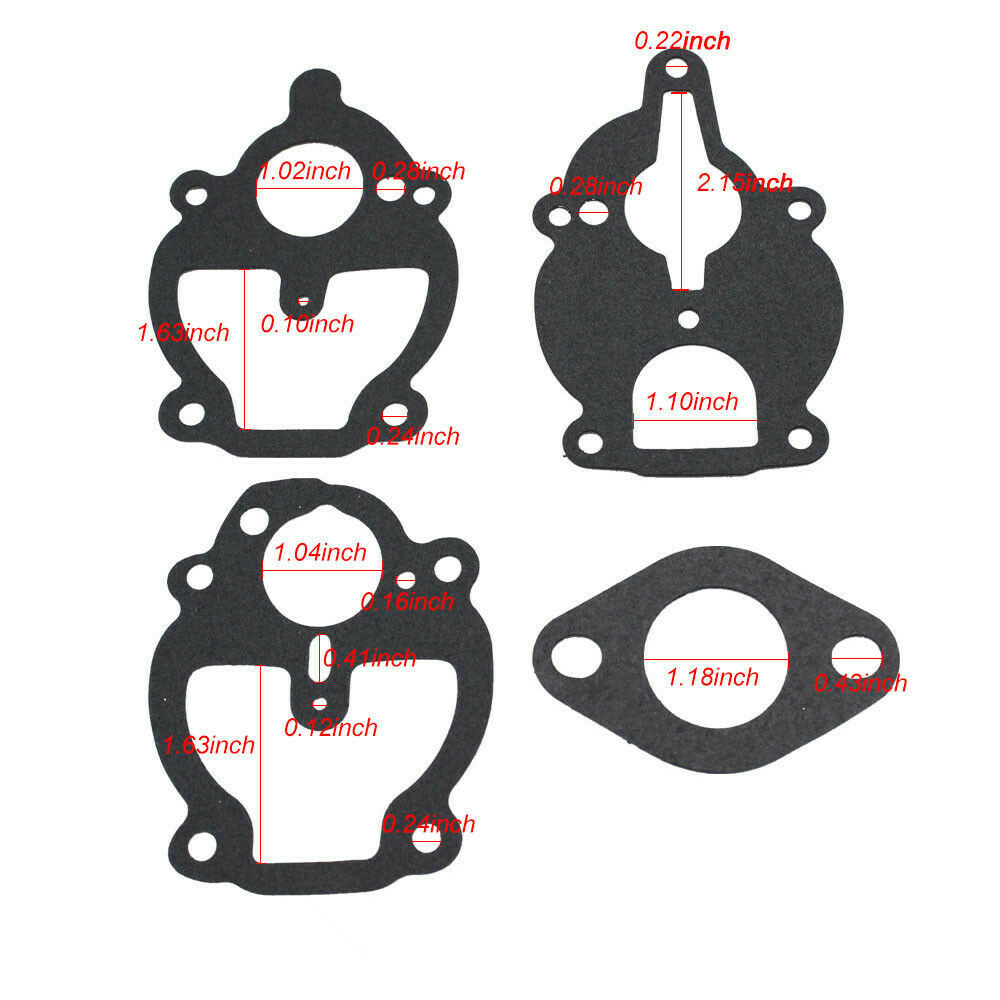 For ZENITH 1 BBL CARBURETOR KIT IND & AGRICULTURAL ZENITH 61 62 67 68 161 267