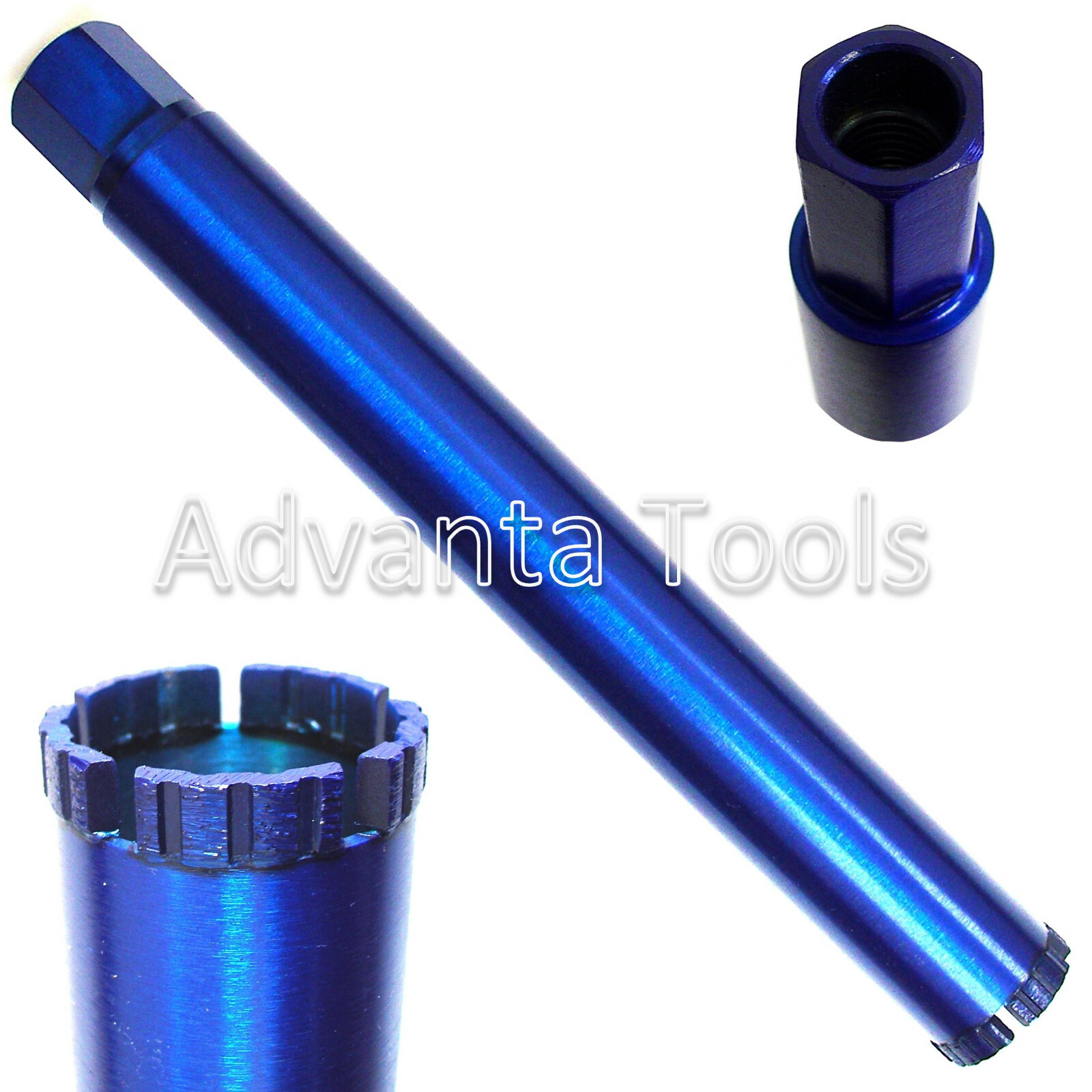 2-1/2” Wet Diamond Core Bit for Heavy Reinforced Concrete Med. to Hard Aggregate