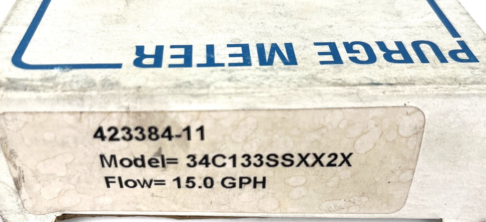 WALLACE TIERNAN, PURGE METER, 34C133SSXX2X, 15.0GPH, FLOW MEASUREMENT, NEW S