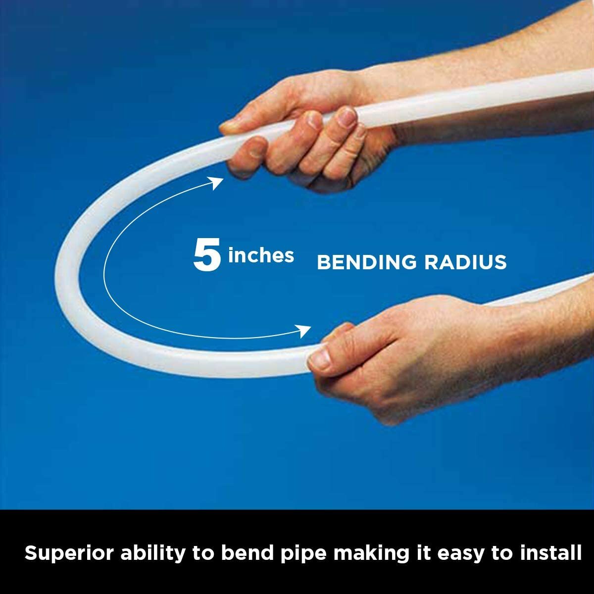 1″in x 300’ft White PEX A Expansion Tubing Non-Barrier Potable Water PipeFitting