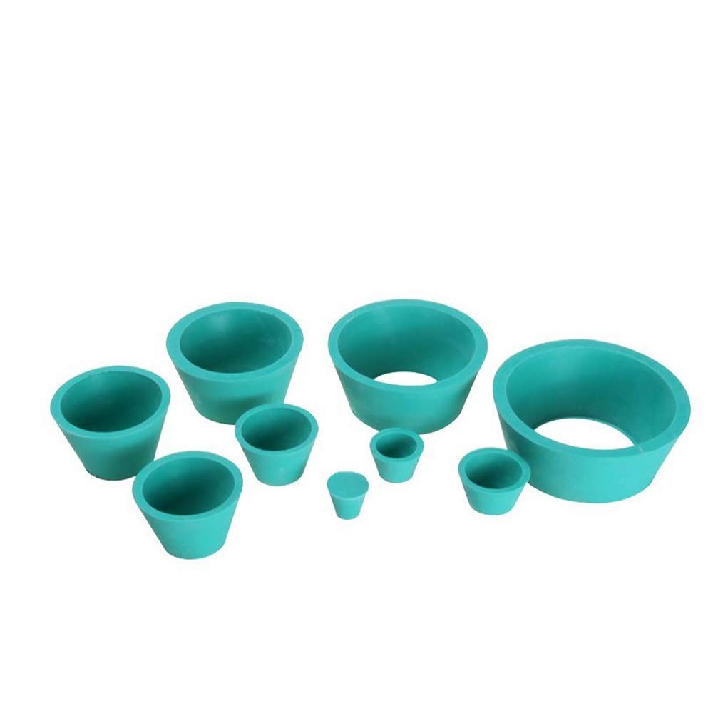 9 Count Buchner Funnel Flask Adapter Set, Tapered Collar, 9 Sizes