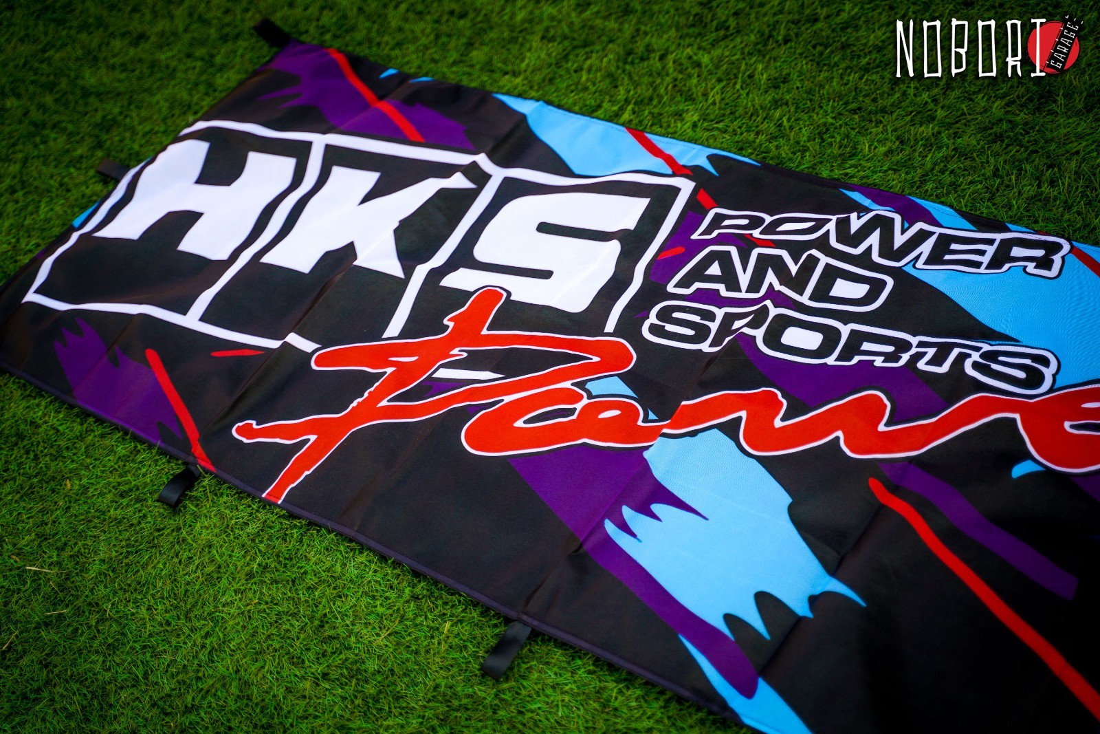 HKS Power Japan Nobori Banner Flag Garage Sign JDM