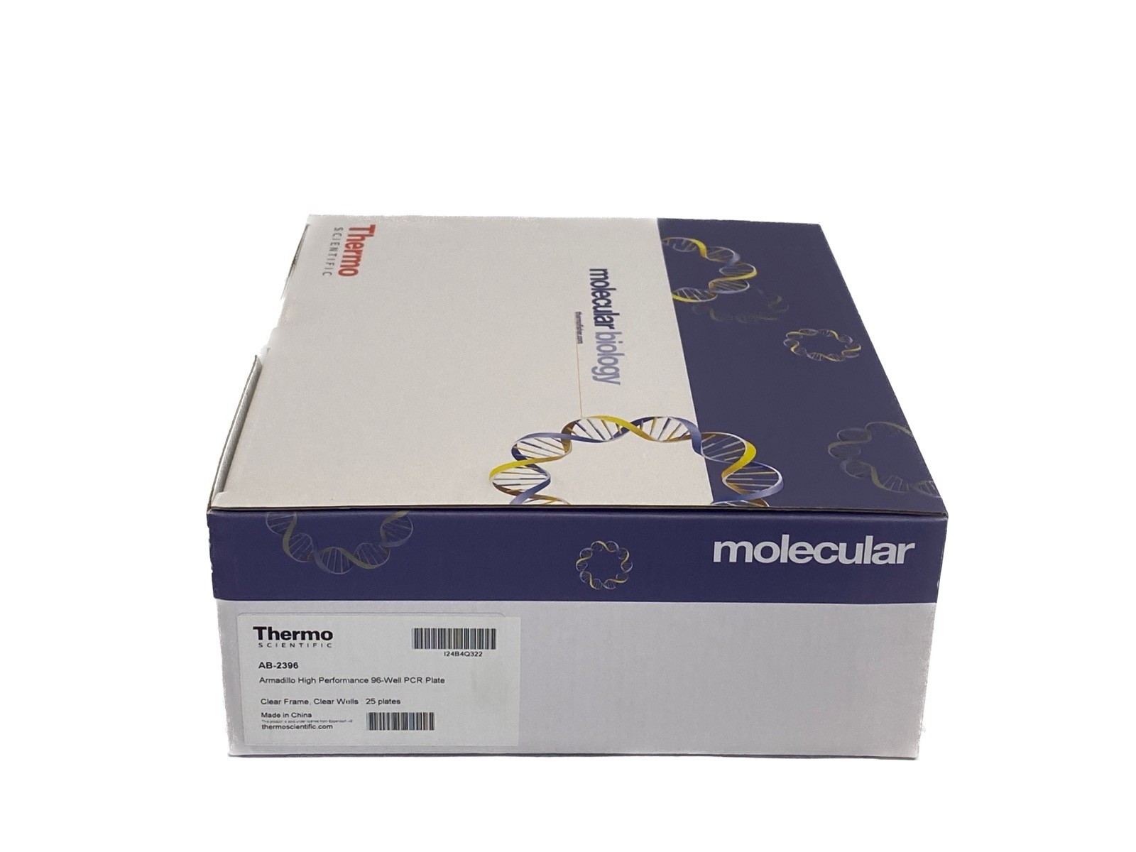 (25/Pk) MOLECULAR BIOLOGY 96-Well Armadillo HP PCR Culture Plates Clear AB-2396