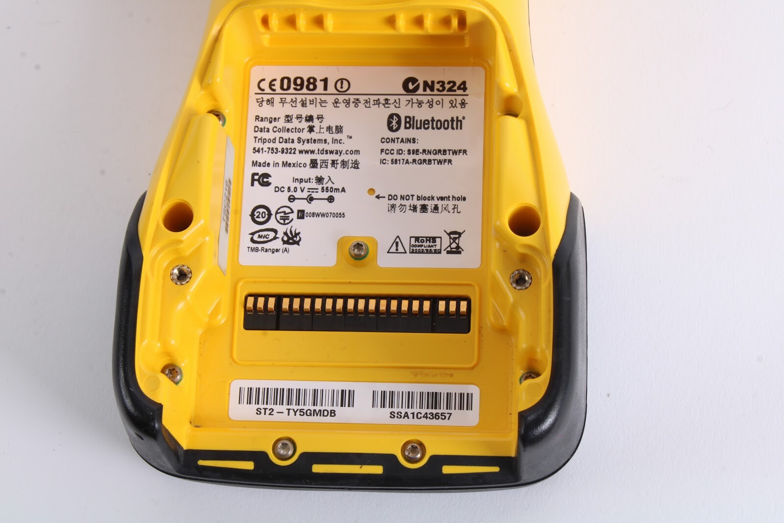 Trimble TSC2 Ranger Data Collector V12.44 ST2-TY5GMDB With Stylus and Options