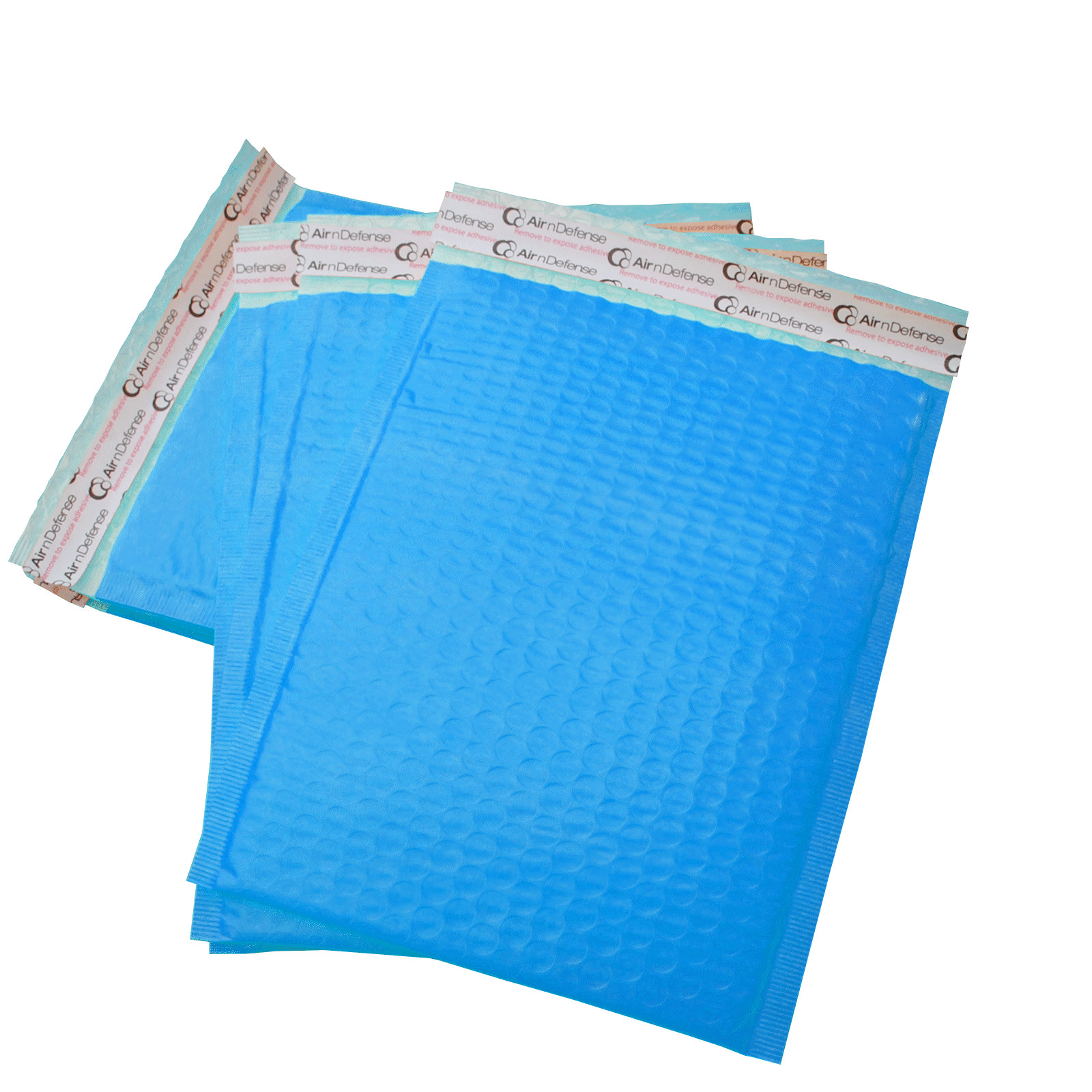 AirnDefense 200 #5 10.5X16″ Blue Poly Bubble Mailers Shipping Padded Envelope
