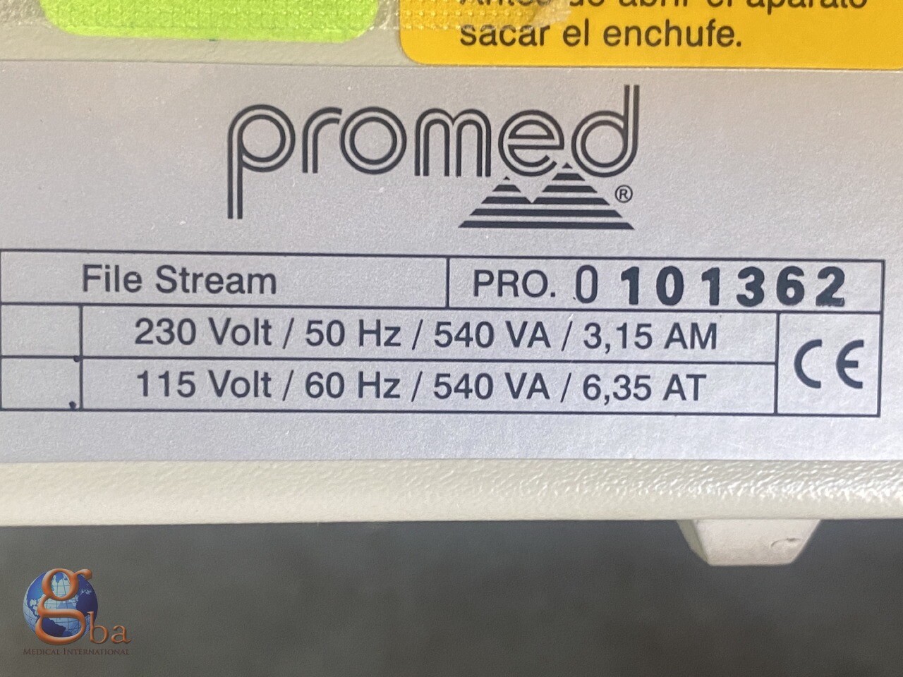 Promed FileStream File Stream Professional Podiatry Drill Console with Vacuum