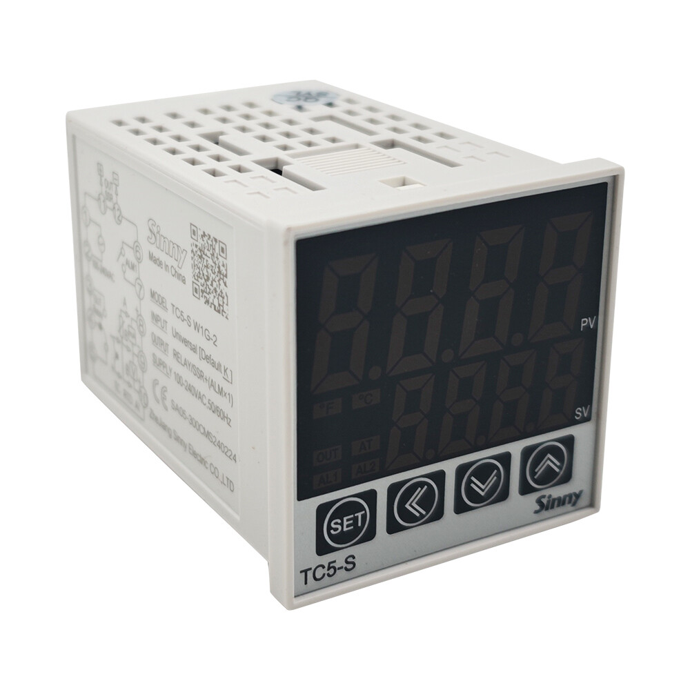 Digital Temperature Controller 100-240VAC/DC 0~1370℃ Thermostat Relay output 10A