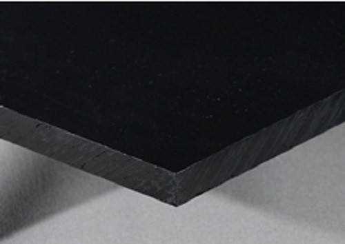 POLYETHYLENE .750″ X 24″ X 24″ BLACK NON-TEXTURED HDPE PLASTIC SHEET