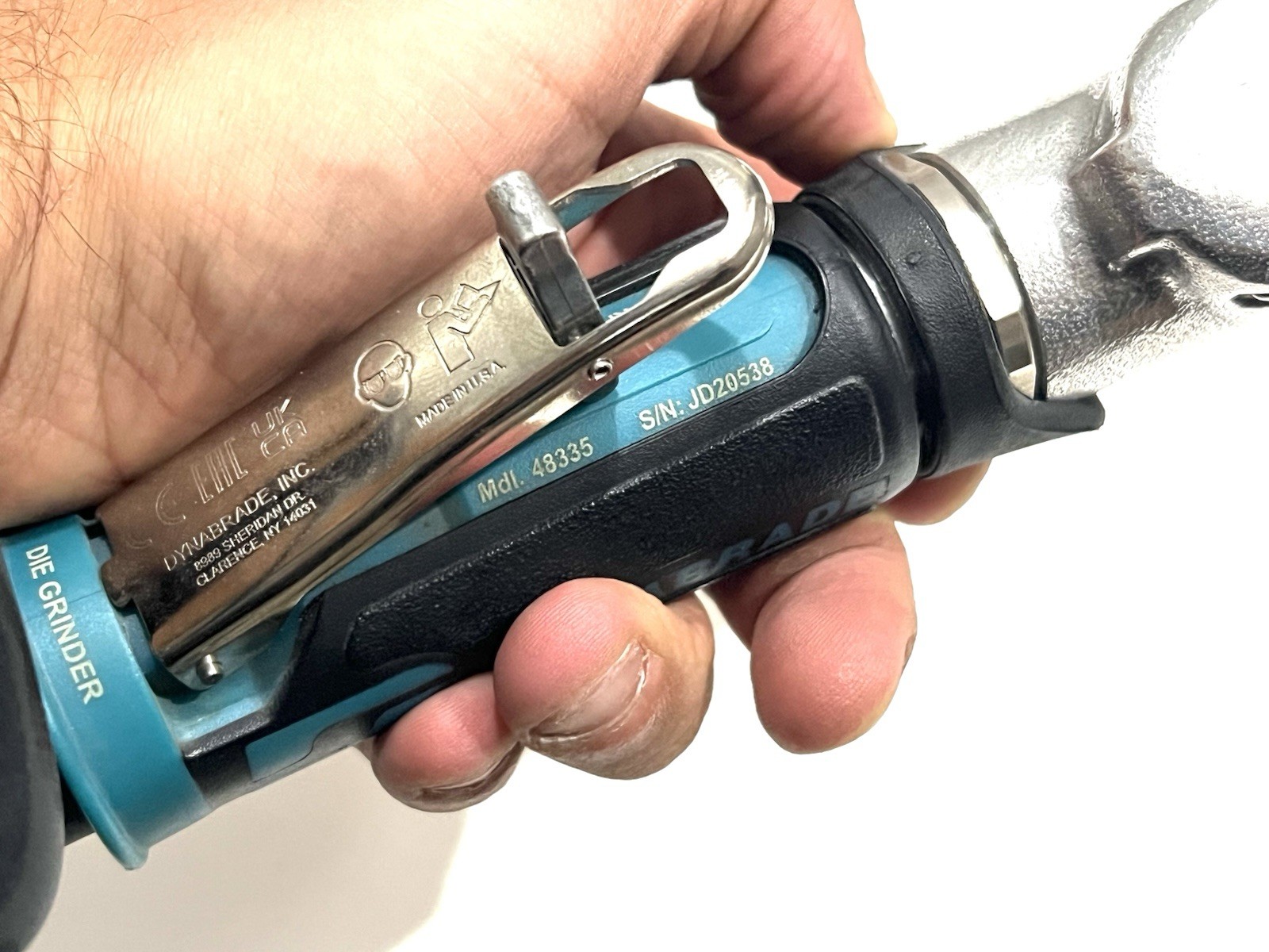 DYNABRADE Right Angle Die Grinder 25,000 Rpm Model 48335