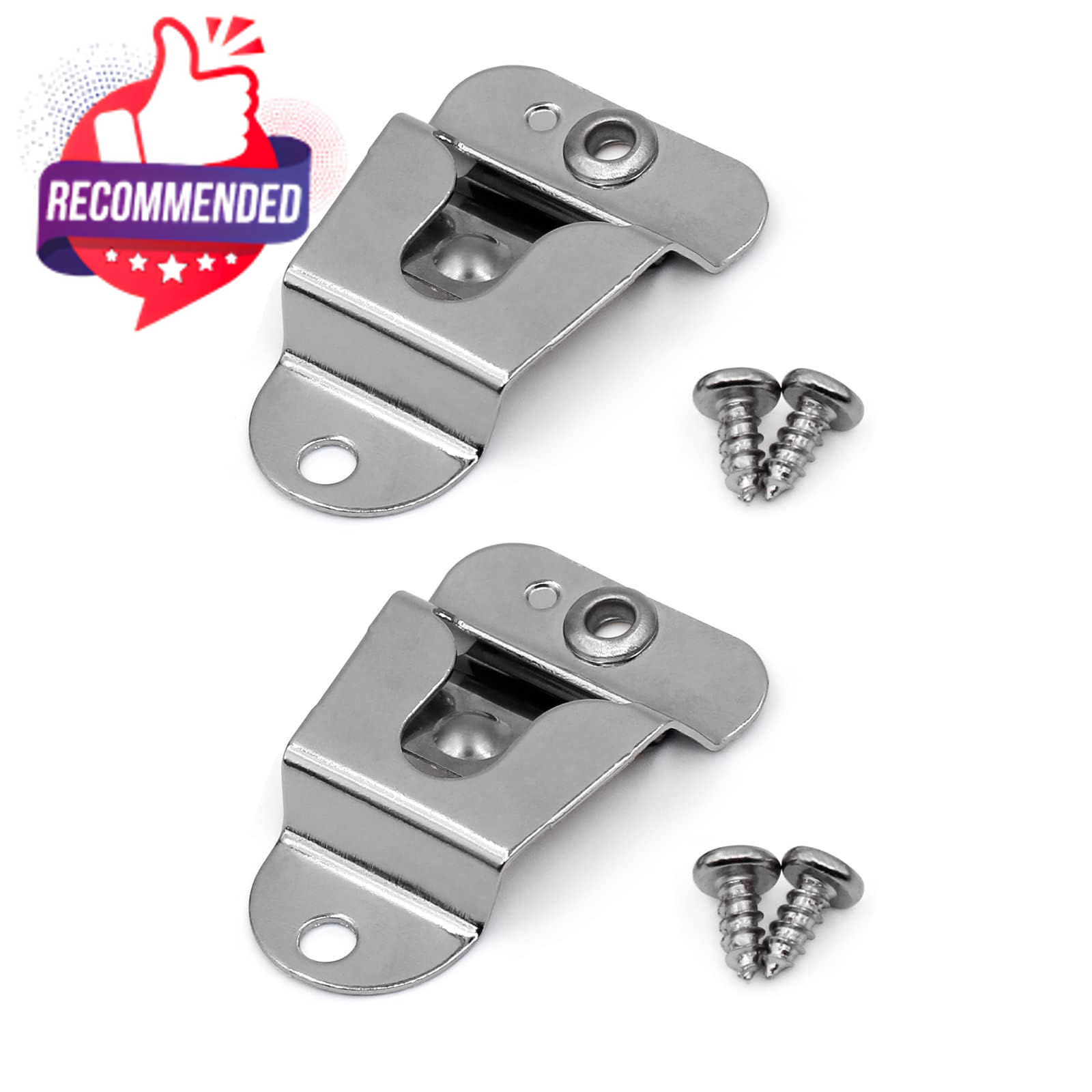 2 New Motorola OEM HLN9073B Mobile Mic Hang Clip with Screws for Two…